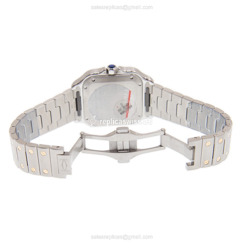 Cartier W2SA0007 SANTOS Automatic 18kt Gold & Steel