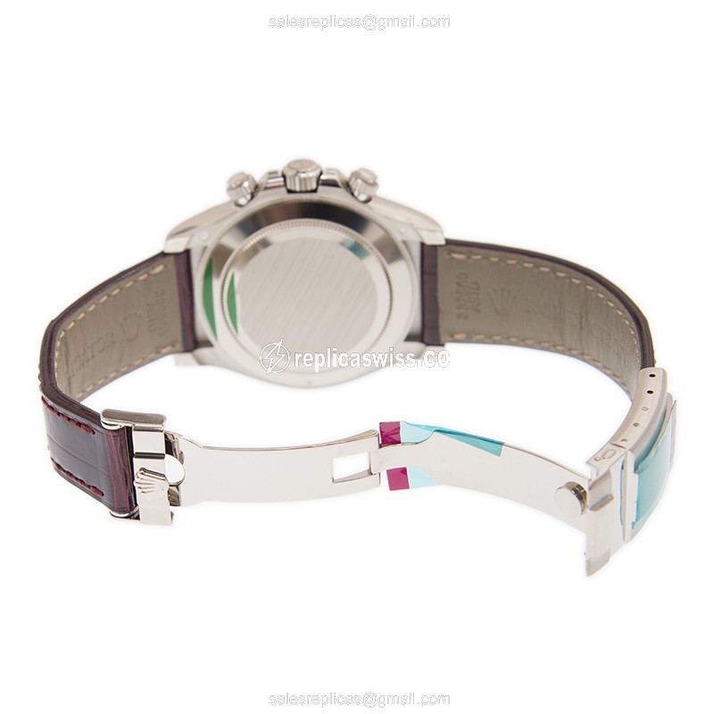 Rolex 116589SALV DAYTONA Automatic 18kt White Gold & Ruby