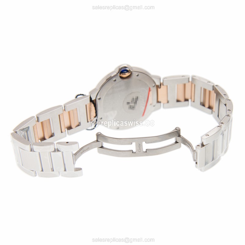 Cartier W3BB0004 BALLON BLEU Automatic 18kt Rose Magic & Diamond