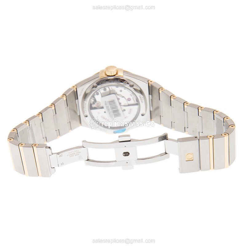 Omega 123.20.38.21.08.002 CONSTELLATION Automatic 18kt Gold & Steel