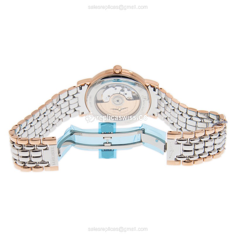 Longines L4.921.1.11.7 PRESENCE Automatic 18kt Rose Gold & Steel