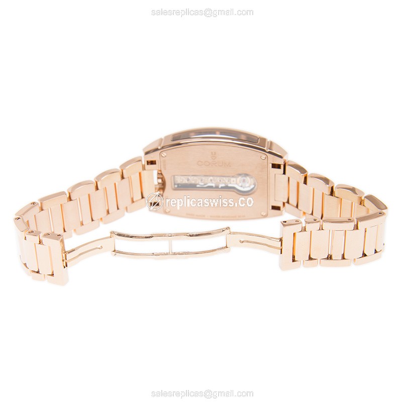 Corum 113.150.55/V100 FN02 GOLDEN BRIDGE Manual Wind 18kt Rose Gold