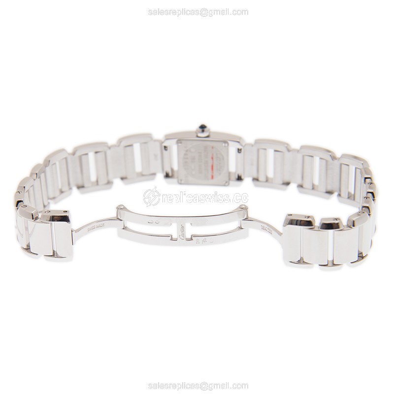Cartier W650029H TANK Quartz 18kt White Gold