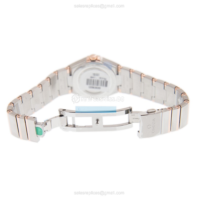 Omega 131.20.28.60.05.001 CONSTELLATION Quartz 18kt Rose Gold & Steel
