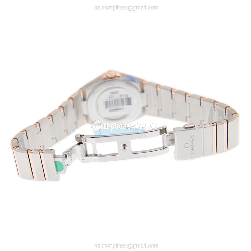 Omega 131.20.28.60.02.001 CONSTELLATION Quartz 18kt Rose Gold & Steel