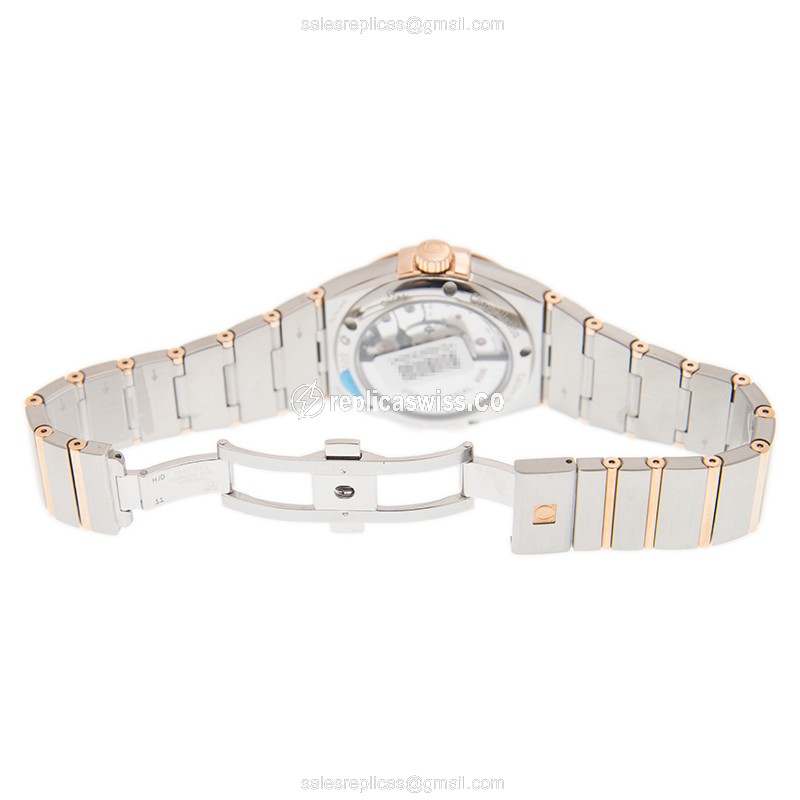 Omega 123.20.38.21.03.001 CONSTELLATION Automatic 18kt Rose Gold & Steel