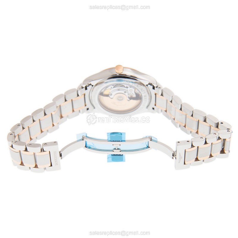 Longines L2.755.5.97.7 MASTER Automatic 18kt Rose Gold & Steel