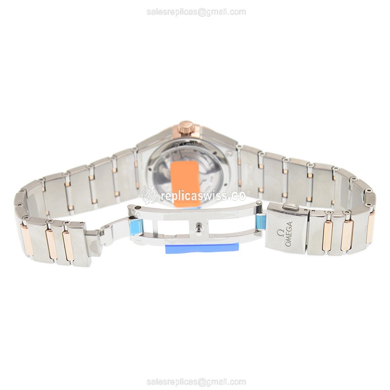 Omega 131.20.29.20.52.001 CONSTELLATION Automatic 18kt Rose Gold & Steel
