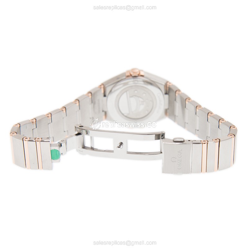Omega 131.25.28.60.55.001 CONSTELLATION Quartz 18kt Rose Magic & Diamond