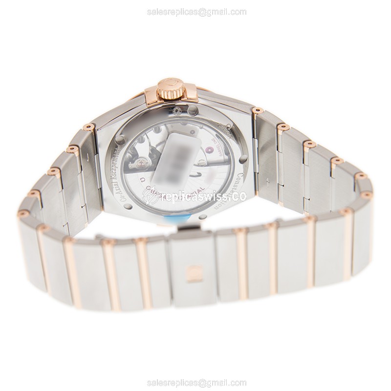 Omega 123.20.38.21.02.007 CONSTELLATION Automatic 18kt Rose Gold & Steel