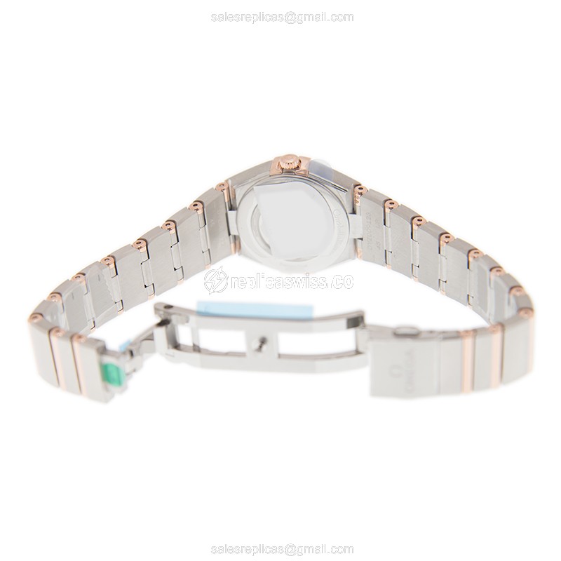 Omega 131.20.25.60.55.001 CONSTELLATION Quartz 18kt Rose Gold & Steel