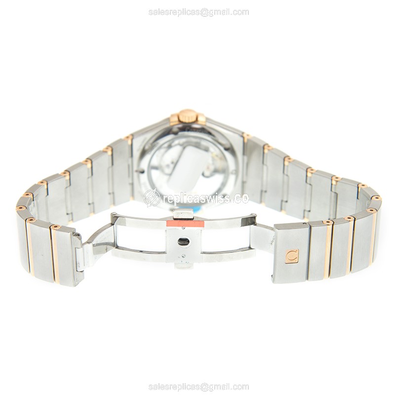 Omega 123.20.35.20.02.005 CONSTELLATION Automatic 18kt Rose Gold & Steel