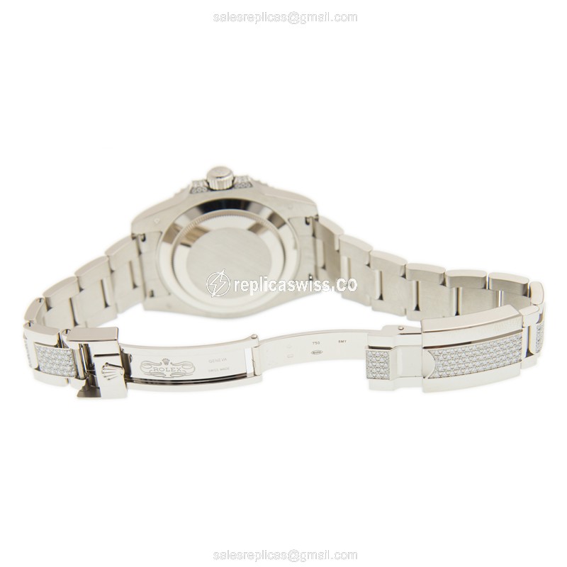 Rolex 116659SABR-PAVED8DI_DIAO SUBMARINER Automatic 18kt White Gold & Sapphire