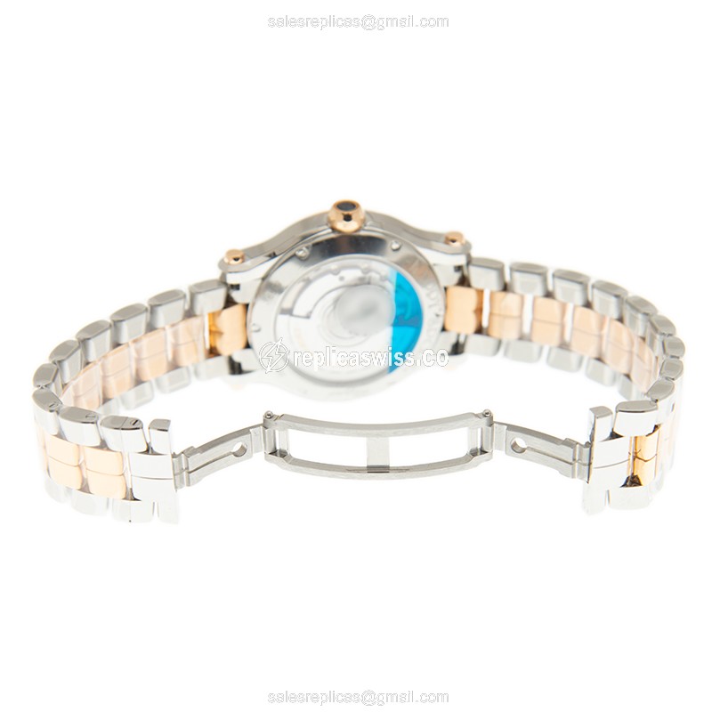 Chopard 278559-6002 HAPPY SPORT Automatic 18kt Rose Gold & Steel