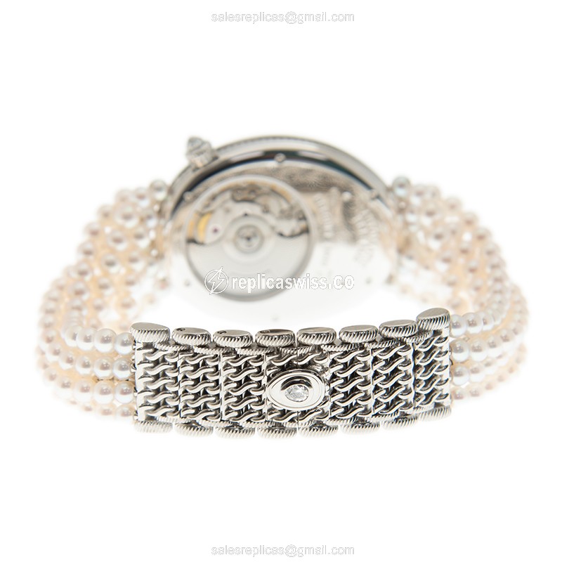 Breguet 8939BB/6D/J49/DD0D REINE DE NAPLES Automatic 18kt White Gold & Diamond