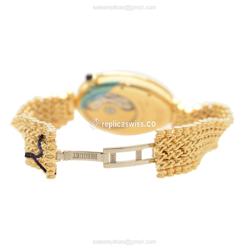 Breguet 8908BA/52/J20/D000 REINE DE NAPLES Automatic 18kt Gold & Diamond