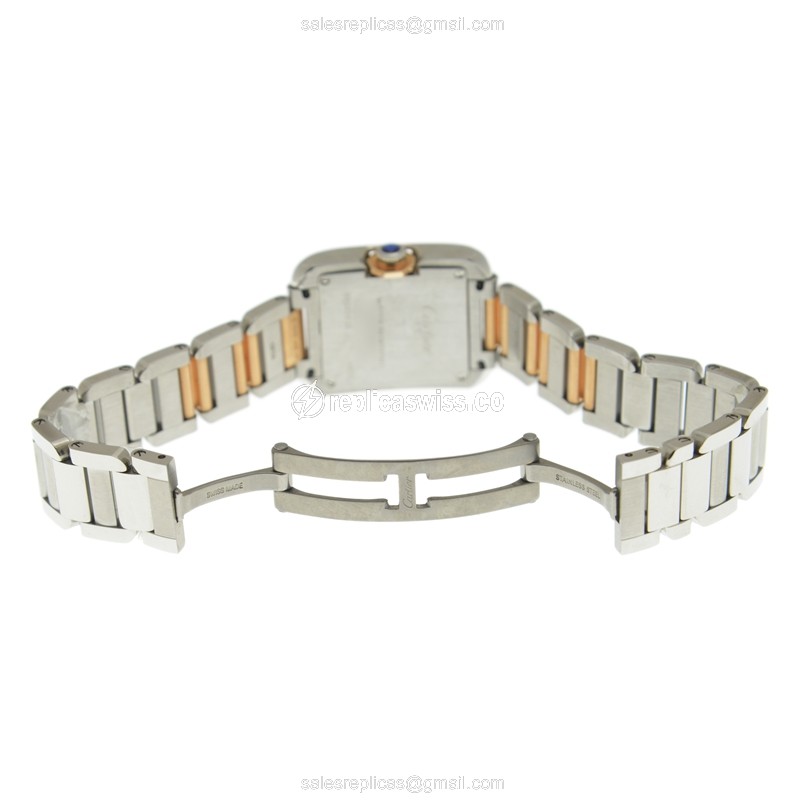 Cartier WT100024 TANK Quartz Stainless Steel