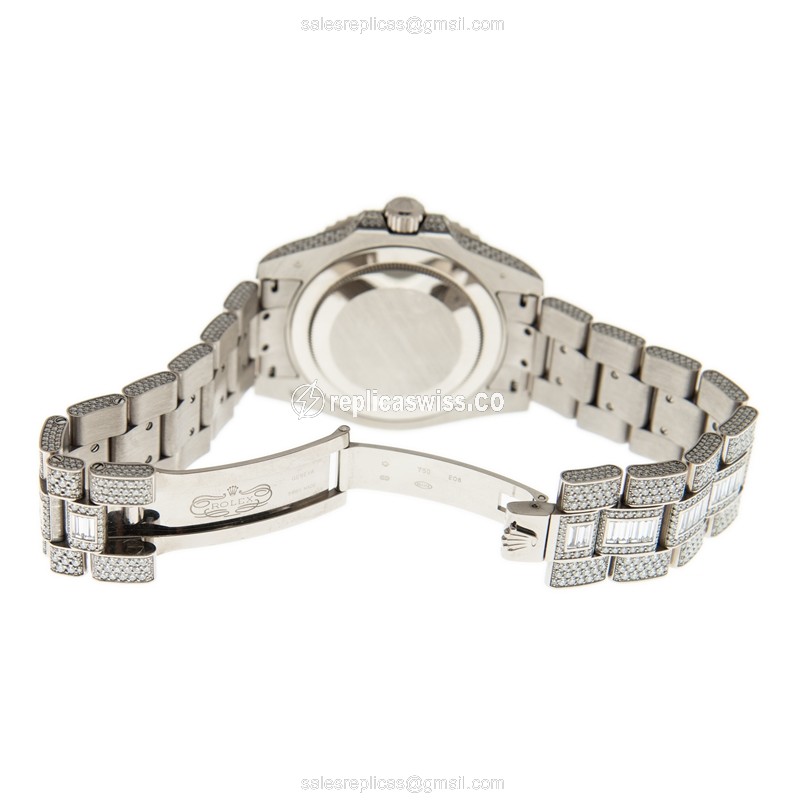 Rolex 116769TBR GMT-MASTER II Automatic 18kt White Gold & Diamond