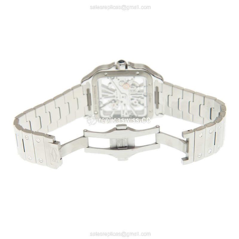 Cartier WHSA0007 SANTOS Manual Wind Stainless Steel
