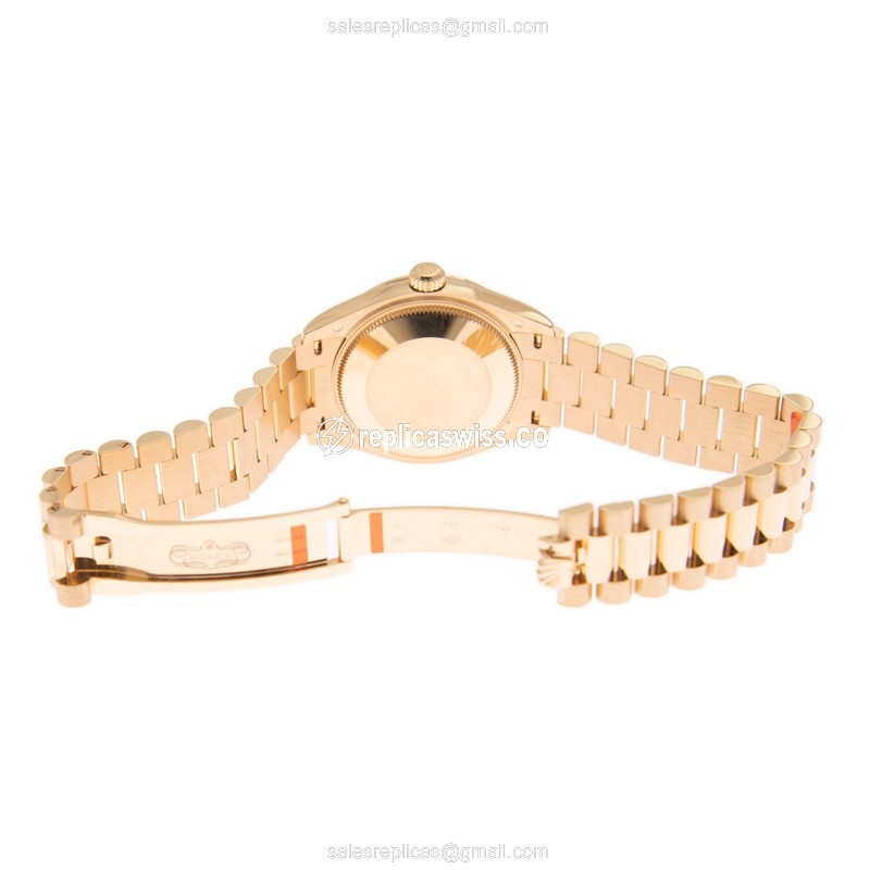 Rolex 278278MALACHITEVIIXDIA_P DATEJUST Automatic 18kt Yellow Gold