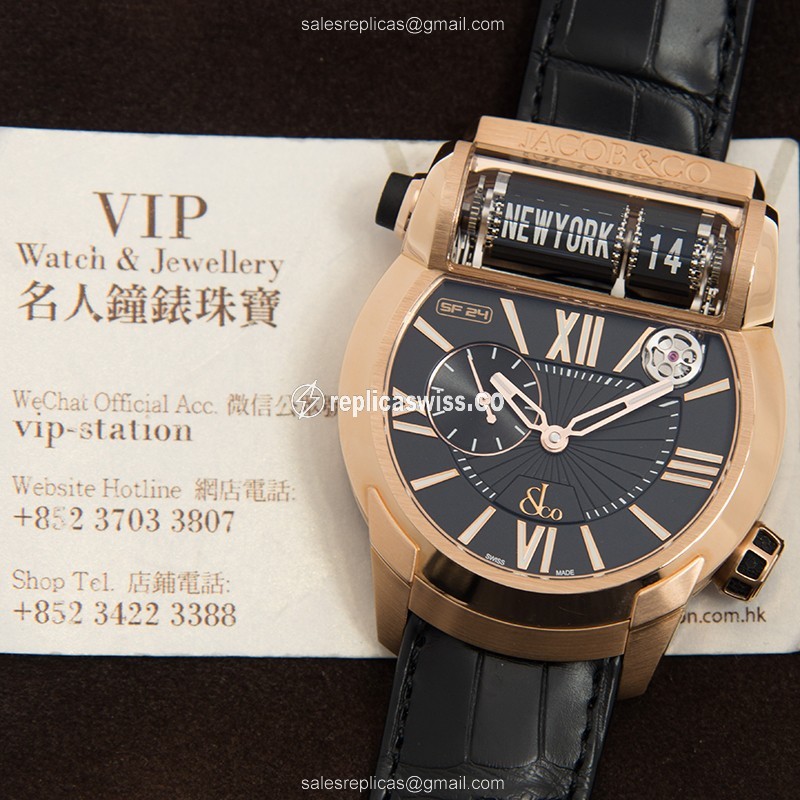 Jacob & Co ES101.40.NS.LR.A EPIC SF24 Automatic 18kt Rose Gold