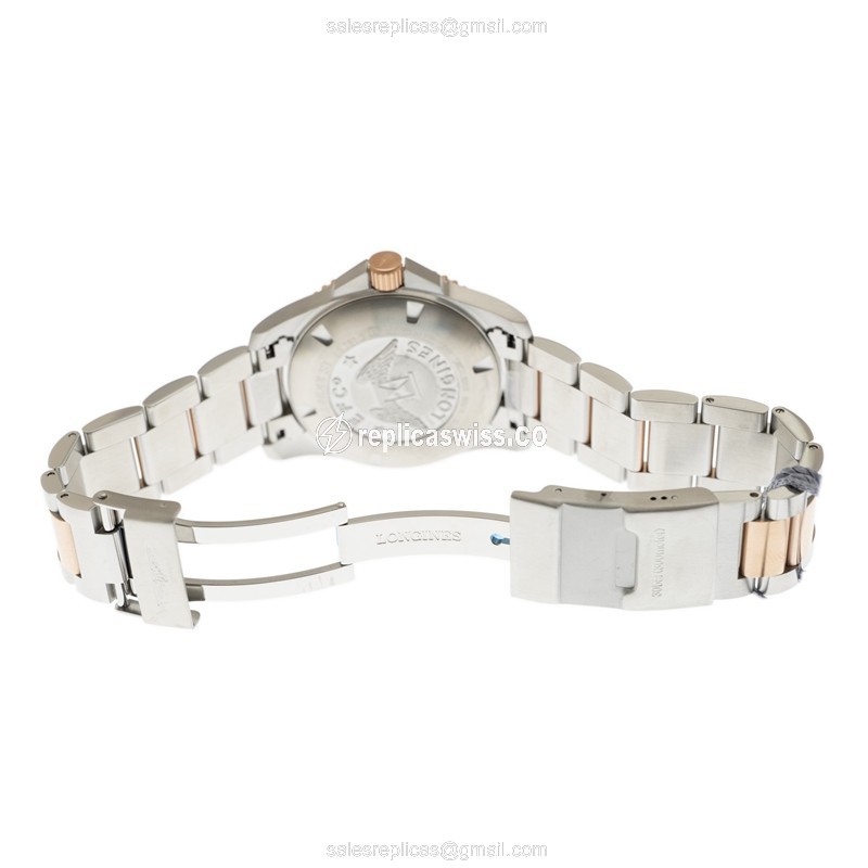 Longines L3.781.3.78.7 CONQUEST Automatic 18kt Rose Gold & Steel