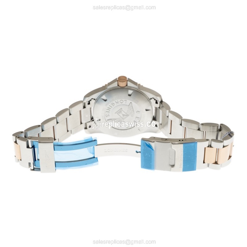 Longines L3.781.3.58.7 CONQUEST Automatic 18kt Rose Gold & Steel