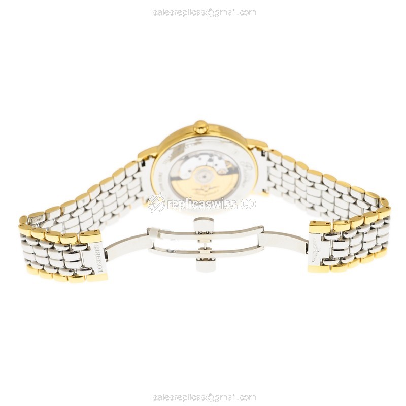 Longines L4.922.2.11.7 PRESENCE Automatic Gold-Plated & Stainless Steel