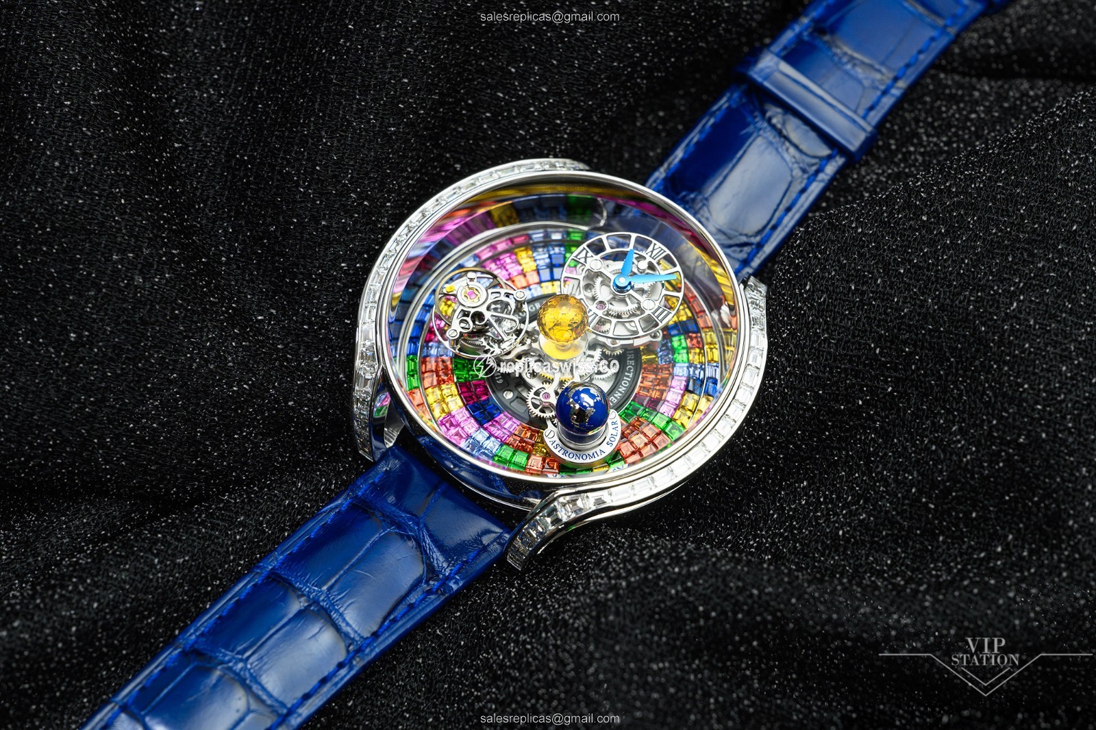 Jacob & Co AS800.30.BD.UC.ABALA ASTRONOMIA SOLAR Manual Wind 18kt White Gold & Diamond
