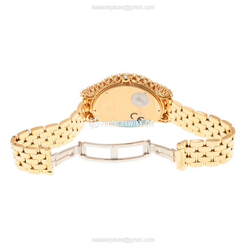 Chopard 109383-5001 L HEURE DU DIAMANT Quartz 18kt Rose Gold & Diamonds