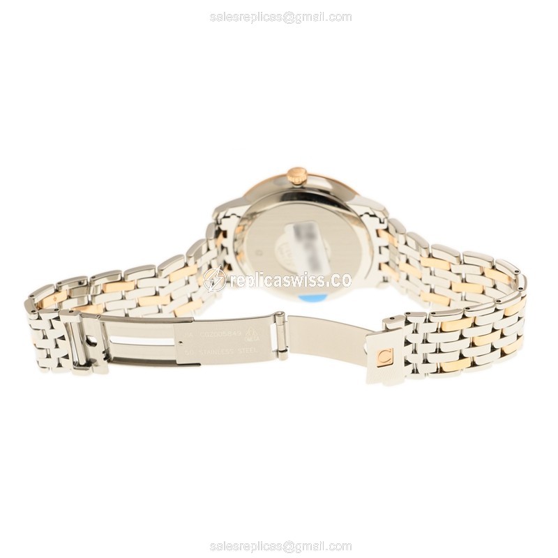 Omega 424.20.40.20.02.004 DE VILLE Automatic 18kt Rose Gold & Steel
