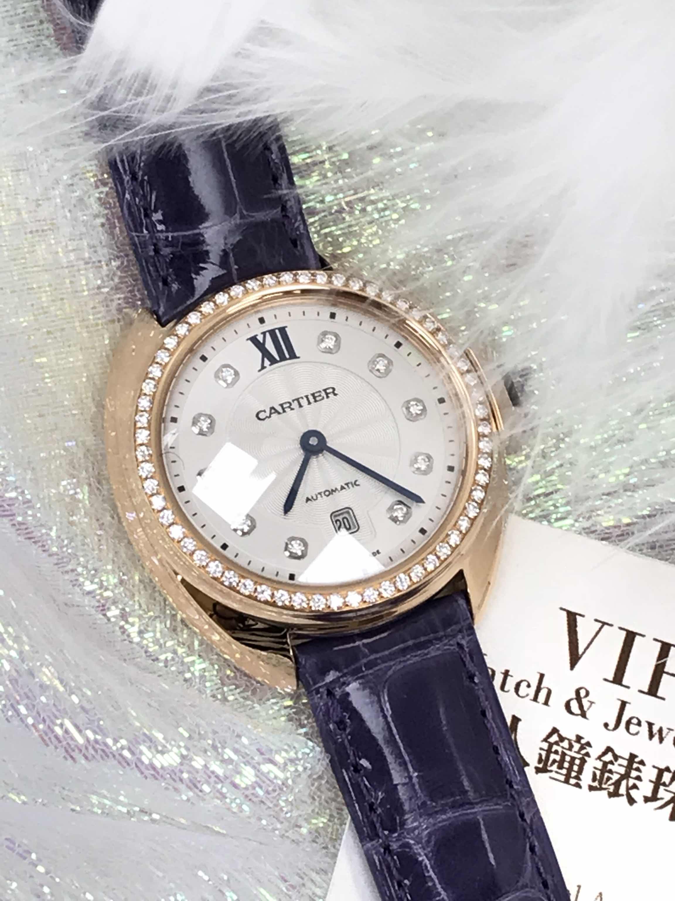 Cartier WJCL0038 CLe DE CARTIER Automatic 18kt Rose Gold