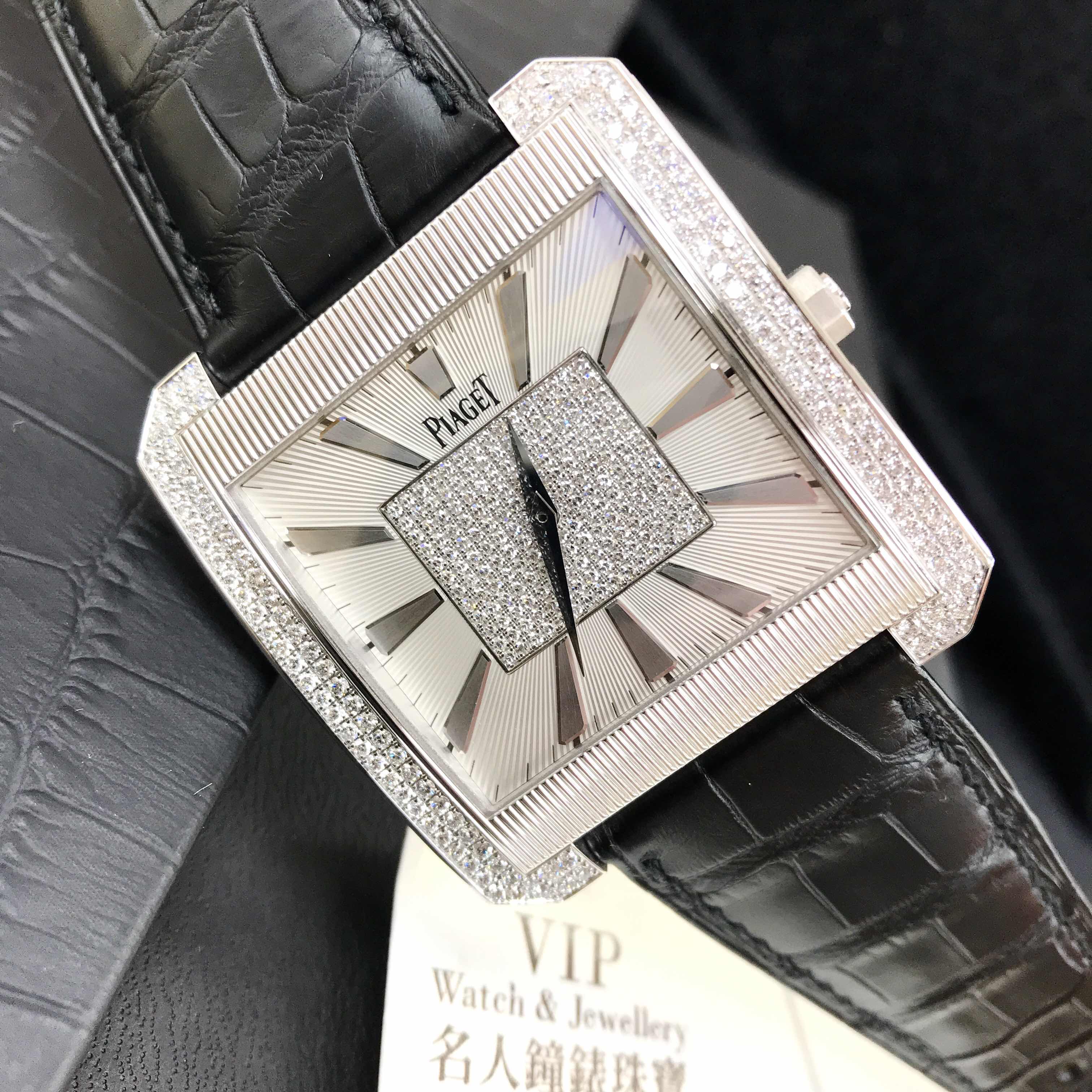 Piaget G0A32006 BLACK TIE Manual Wind 18kt White Gold & Diamond