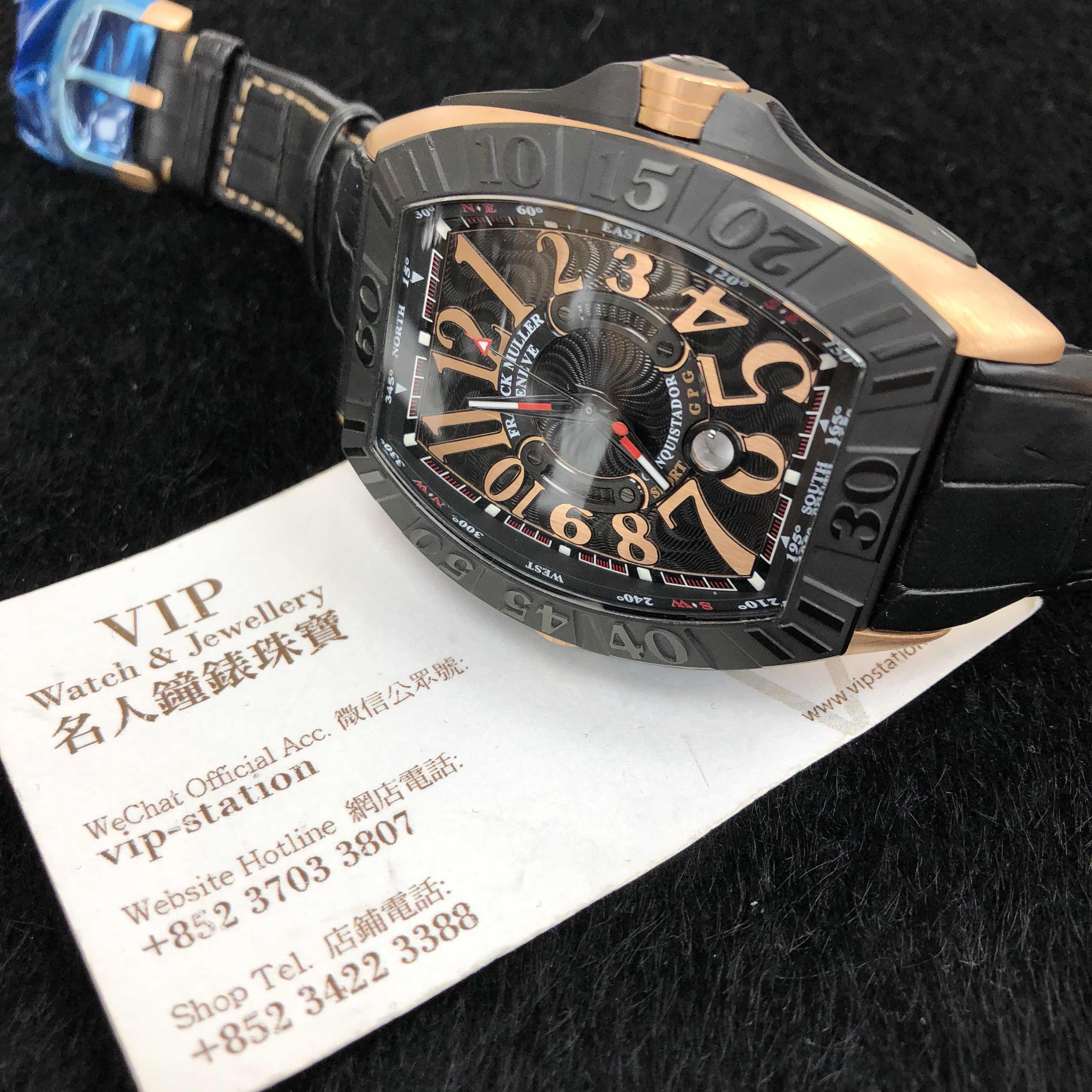 Franck Muller 9900 SC DT GPG (TT.NR.5N) CONQUISTADOR GPG Automatic 18kt Rose Gold & Steel