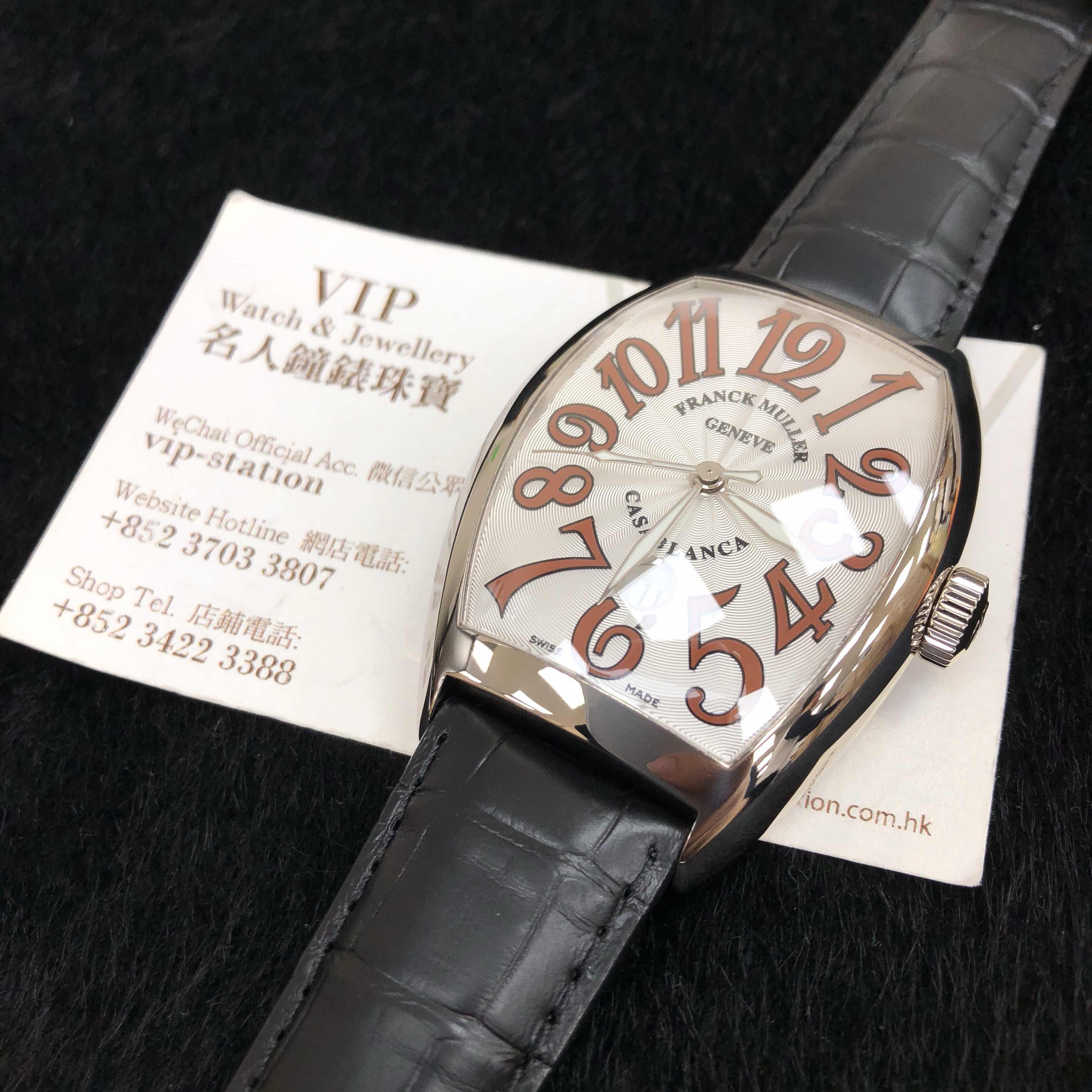 Franck Muller 8880 C DT CASABLANCA (OG) CINTREE CURVEX Automatic 18kt White Gold