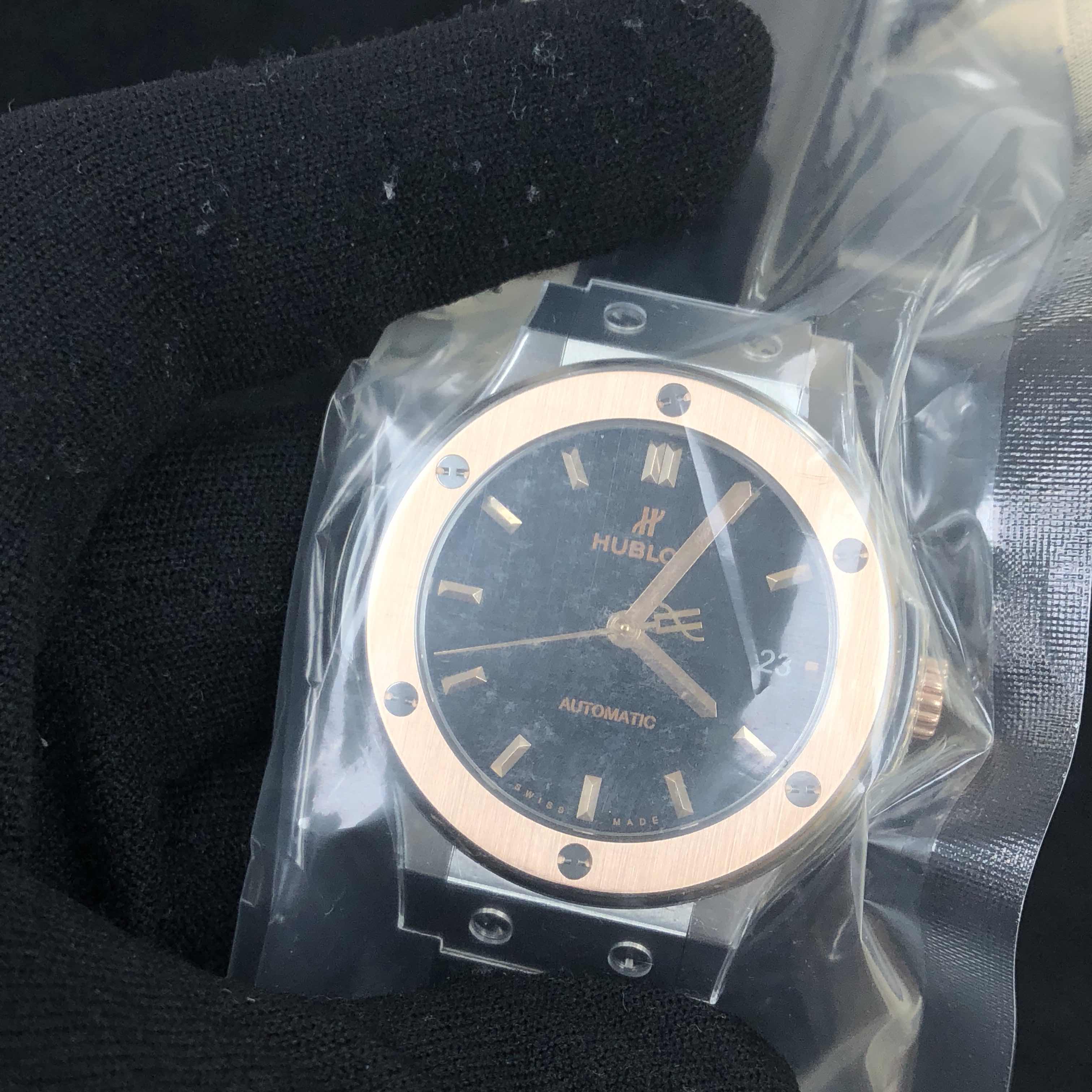 Hublot 565.NO.1181.LR CLASSIC FUSION Automatic Titanium & Rose Gold