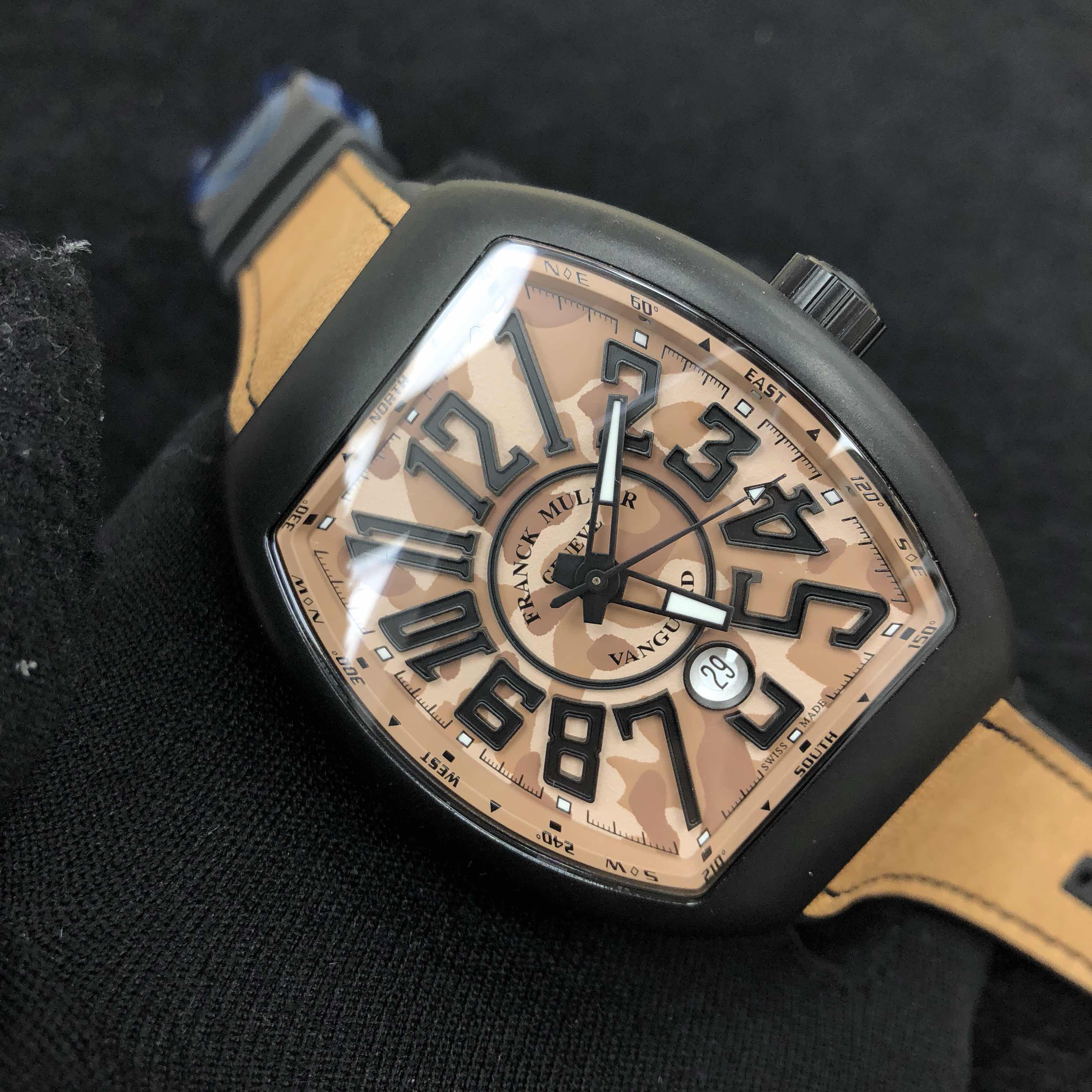 Franck Muller V 45 SC DT CAMOU (TT.NR.MC.SB) VANGUARD Automatic Titanium