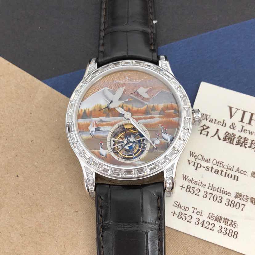 Jaeger-Lecoultre Q16634E7 MASTER ULTRA THIN Automatic 18kt White Gold & Diamond