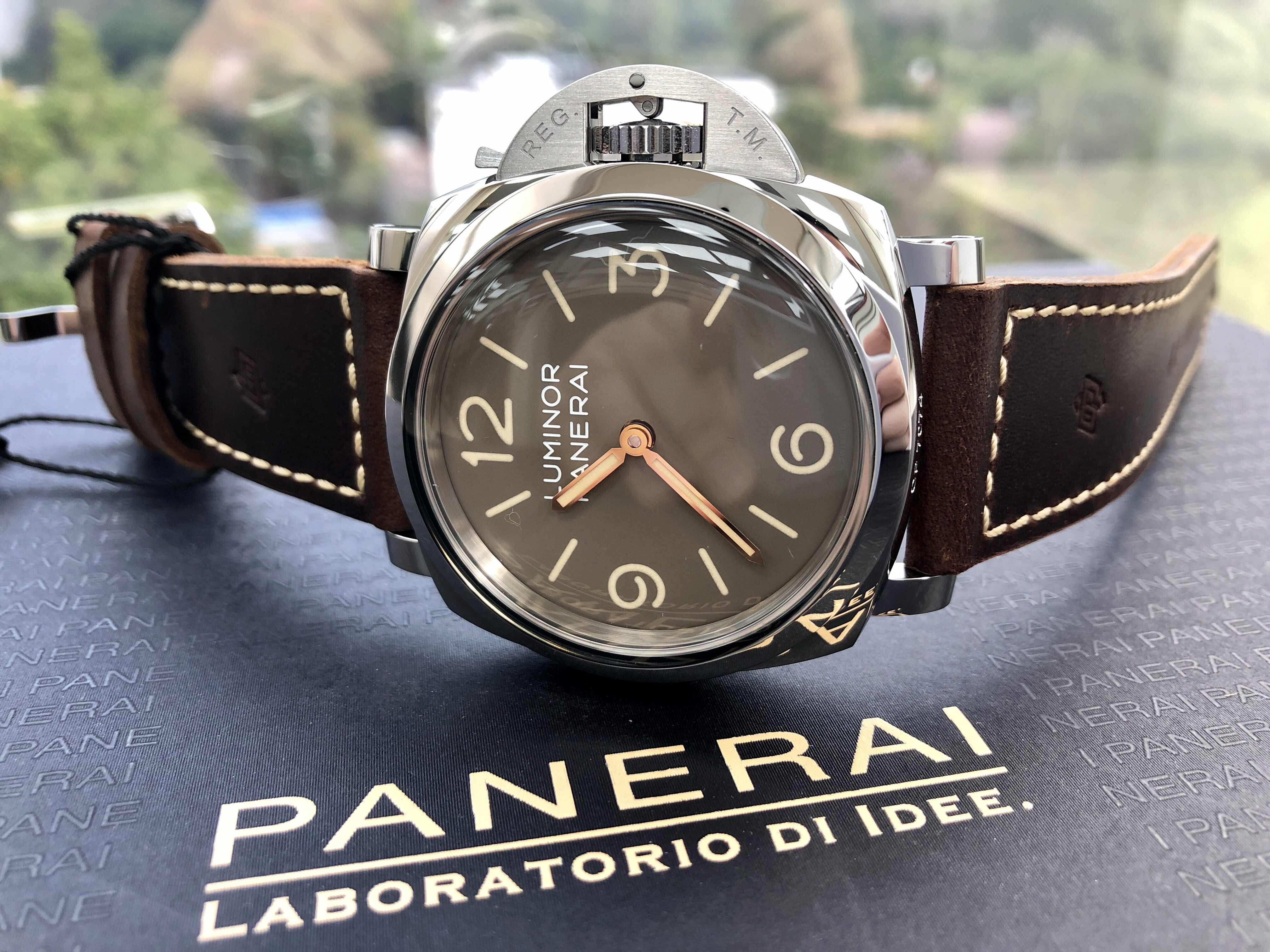 Panerai PAM00663 LUMINOR Manual Wind Stainless Steel