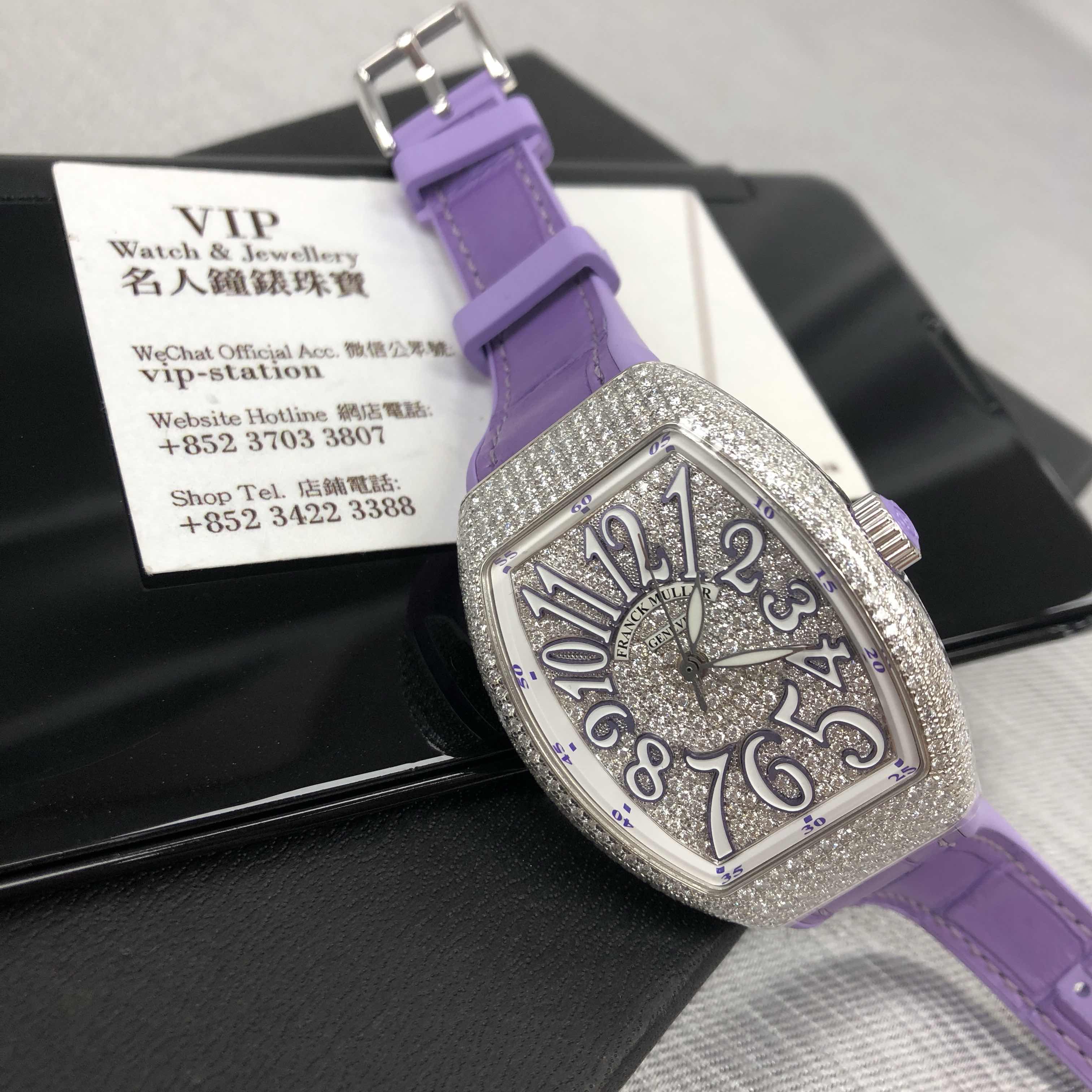 Franck Muller V 35 SC AT FO D CD (AC.VL) VANGUARD Automatic Stainless Steel & Diamonds