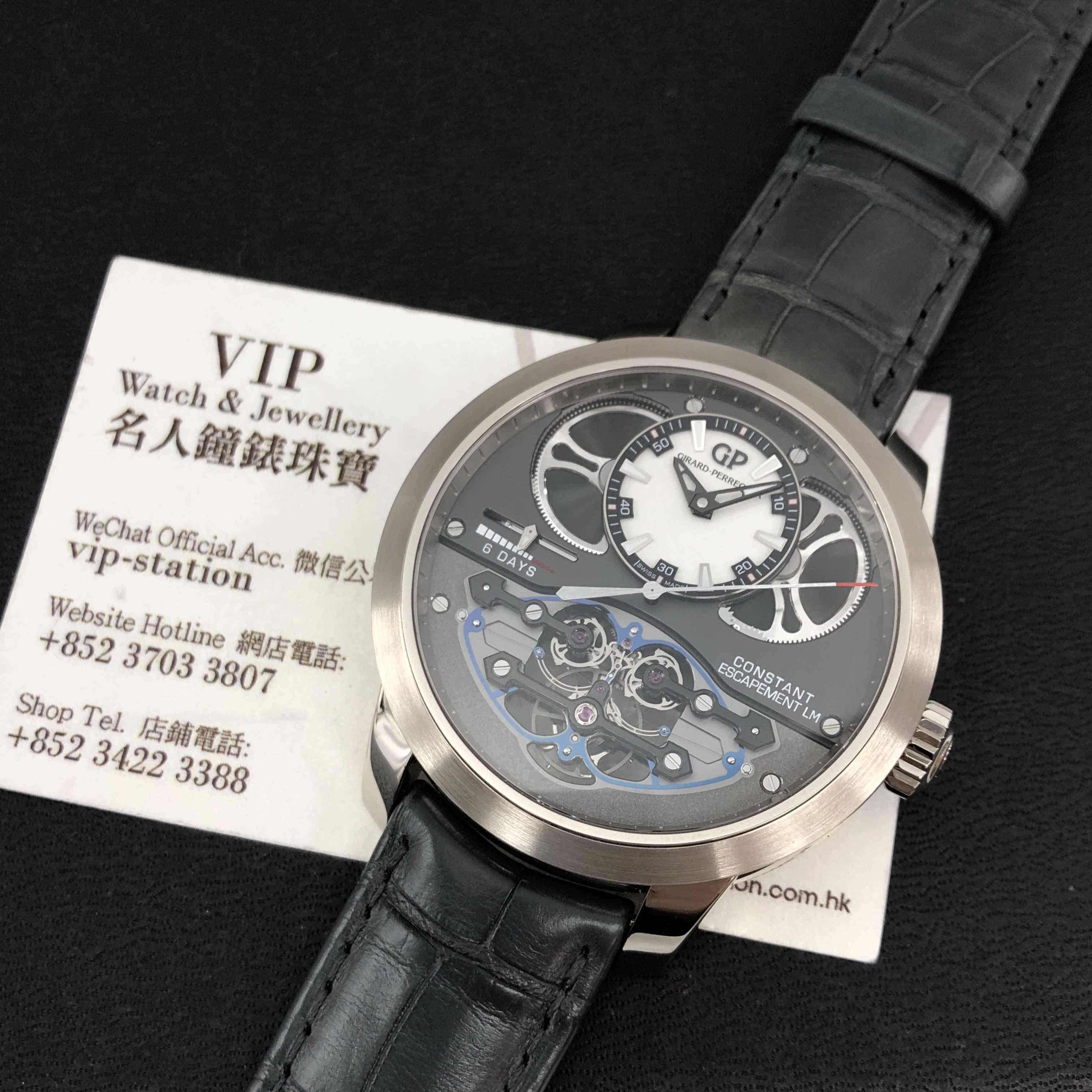 Girard Perregaux 93500-53-131-BA6E BRIDGES Manual Wind 18kt White Gold