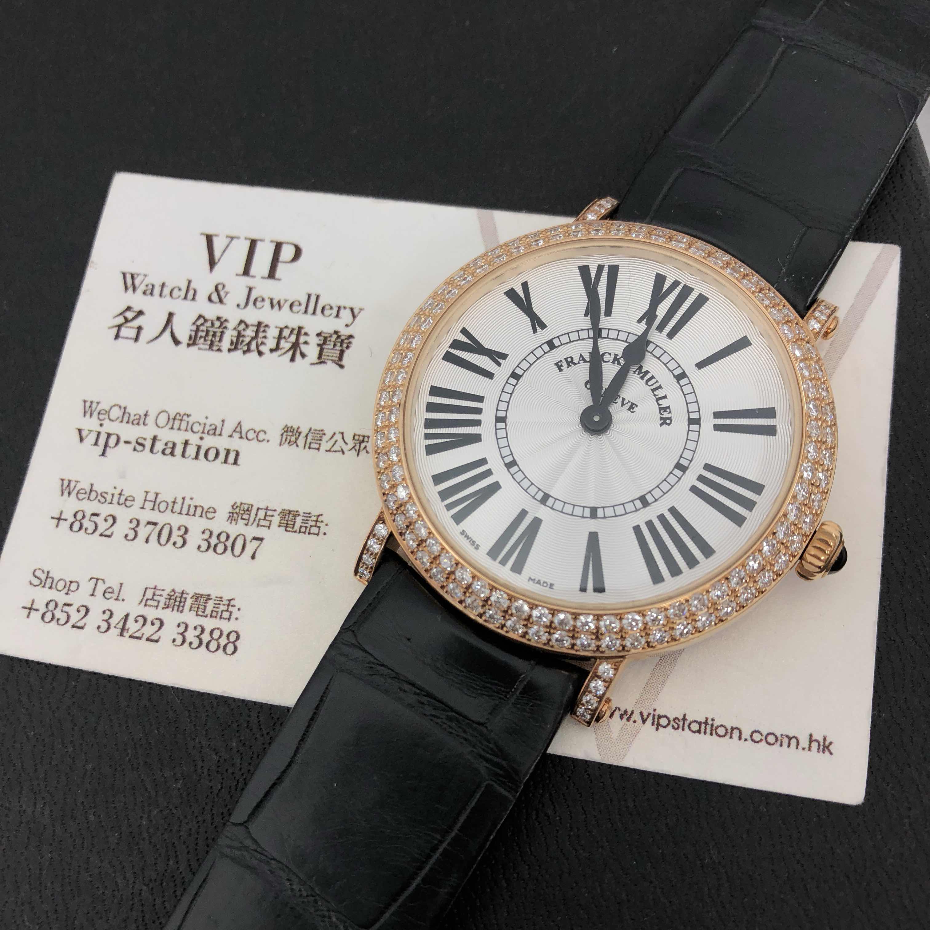 Franck Muller 8041 QZ R D (5N) INFINITY Quartz 18kt Rose Gold & Diamonds