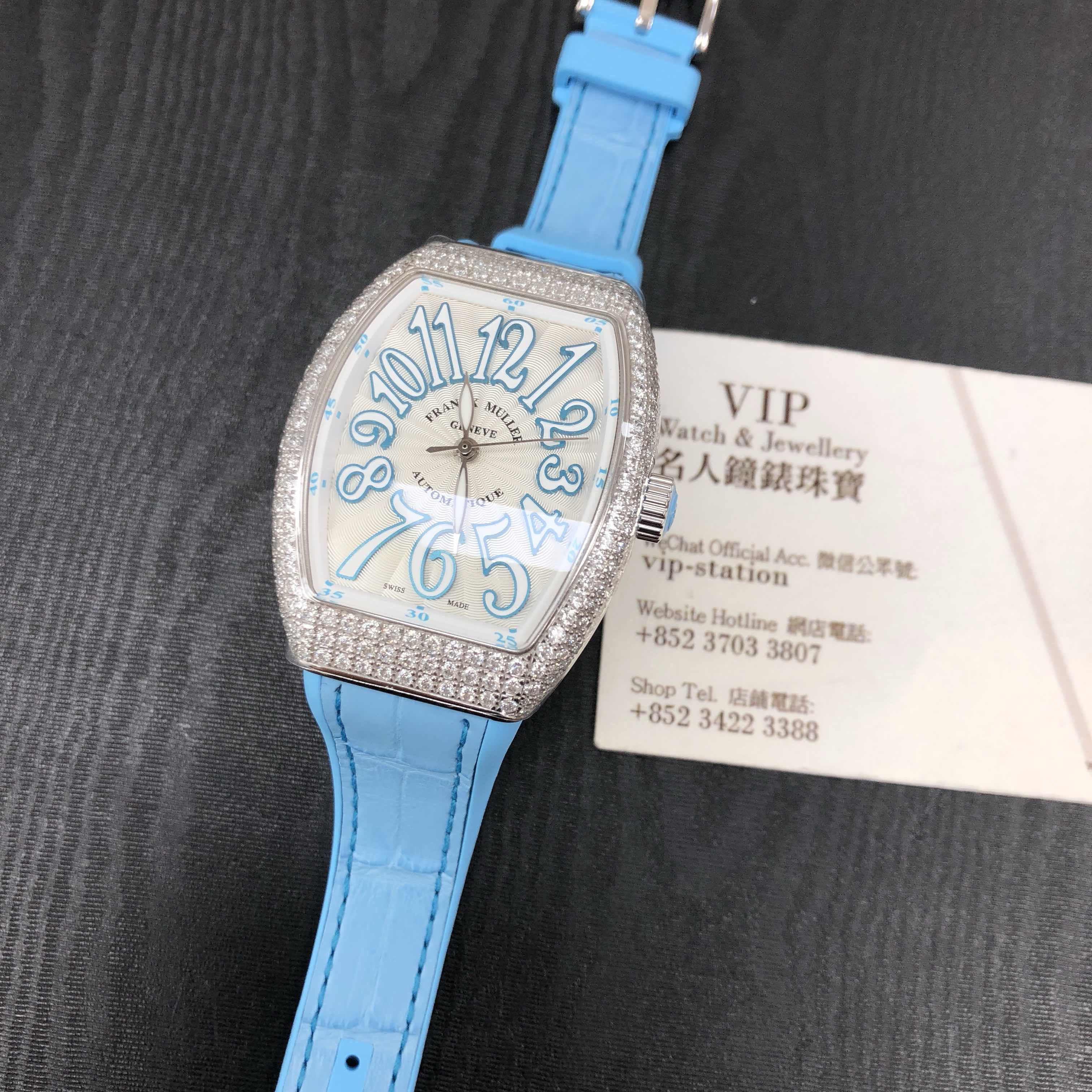 Franck Muller V 35 SC AT FO D (AC.BL) VANGUARD Automatic Stainless Steel