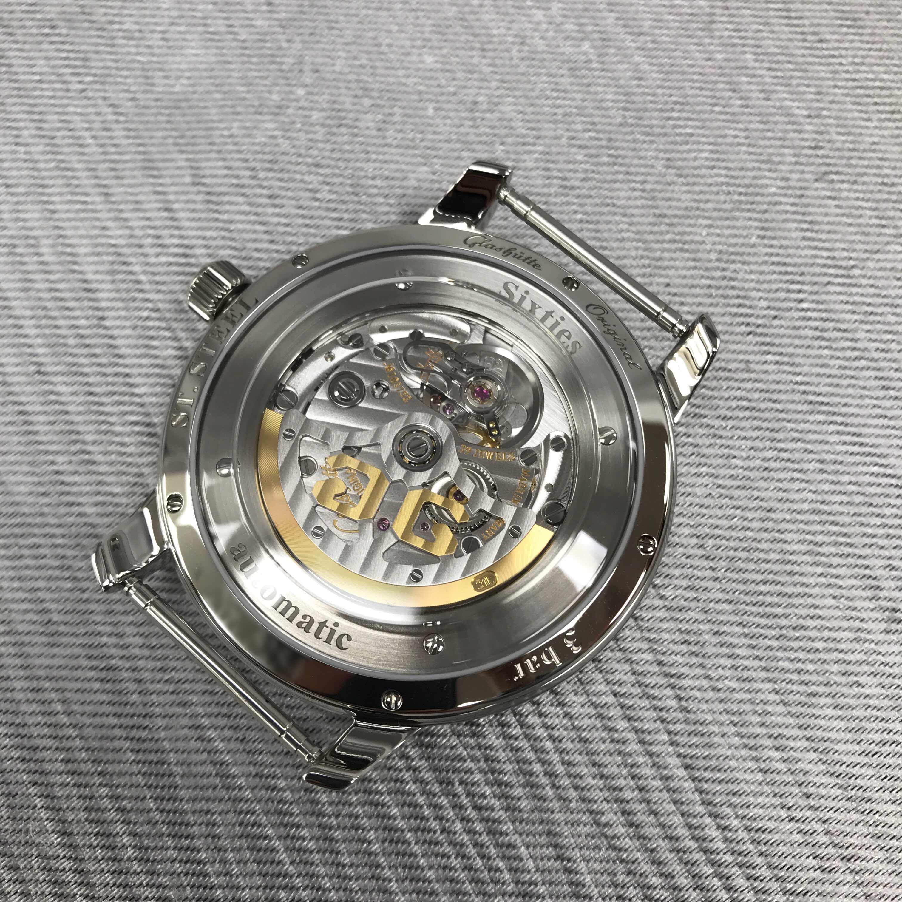 Glashutte 2-39-47-04-02-04 VINTAGE Automatic Steel