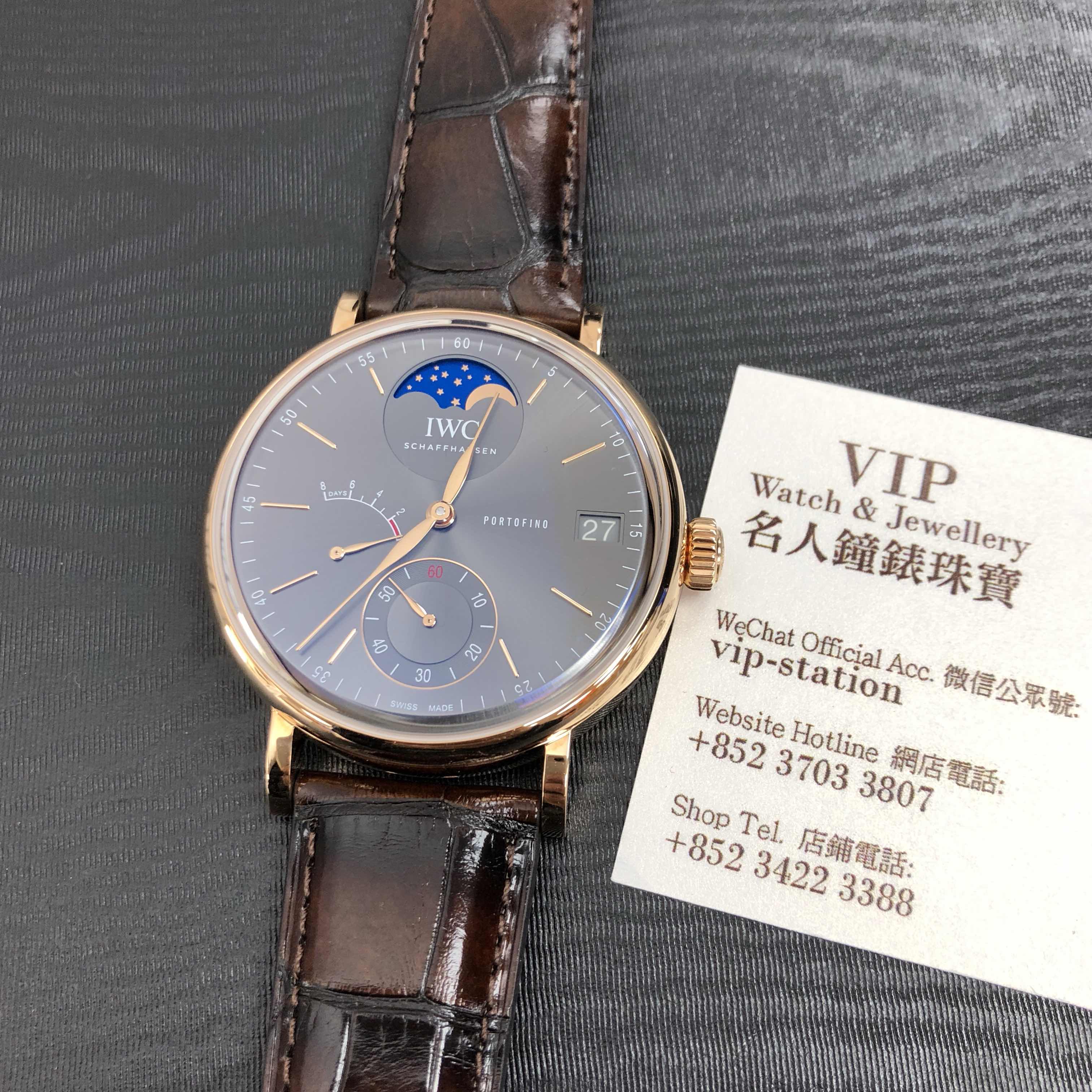IWC IW516403 PORTOFINO Manual Wind 18kt Rose Gold