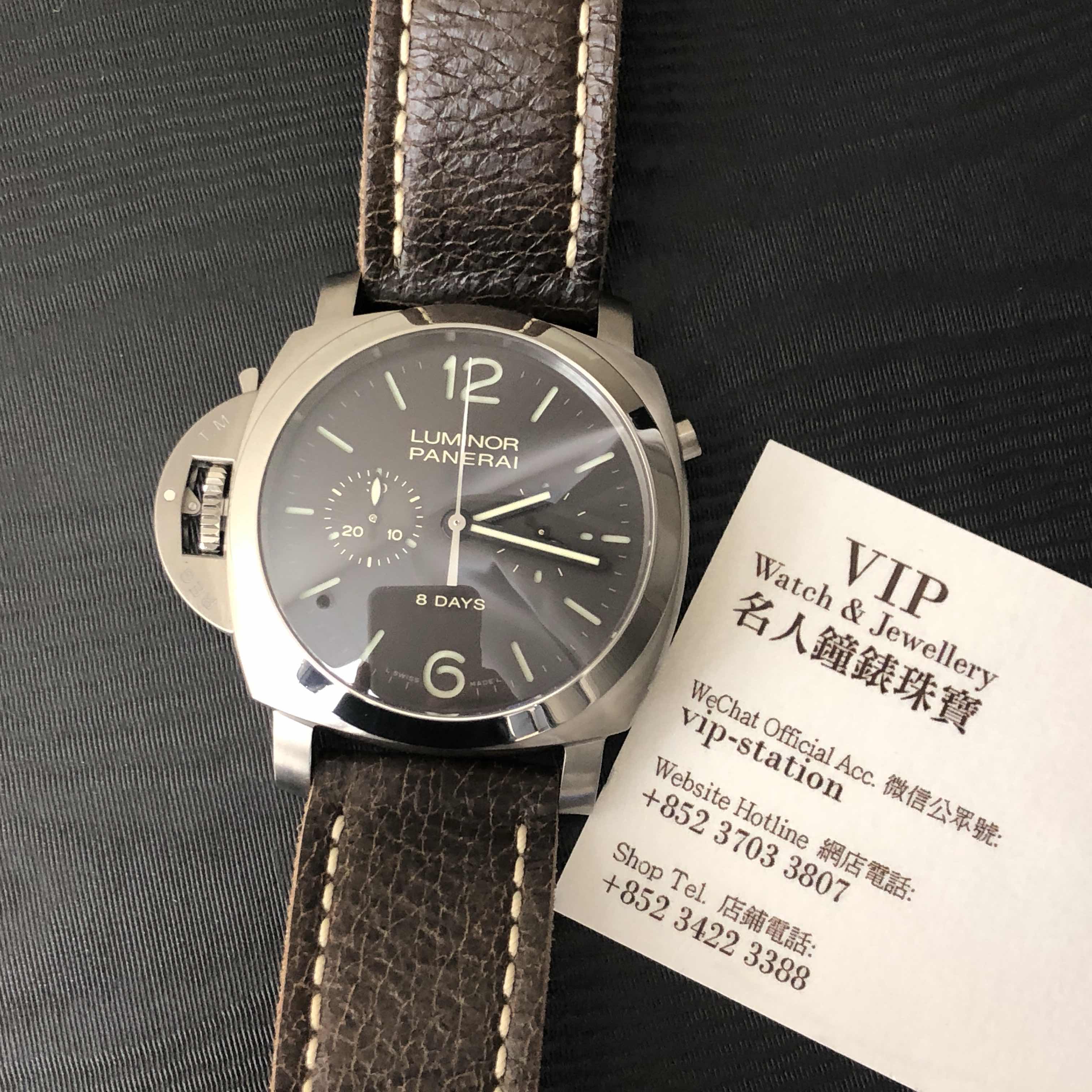 Panerai PAM00345 LUMINOR Manual Wind Stainless Steel