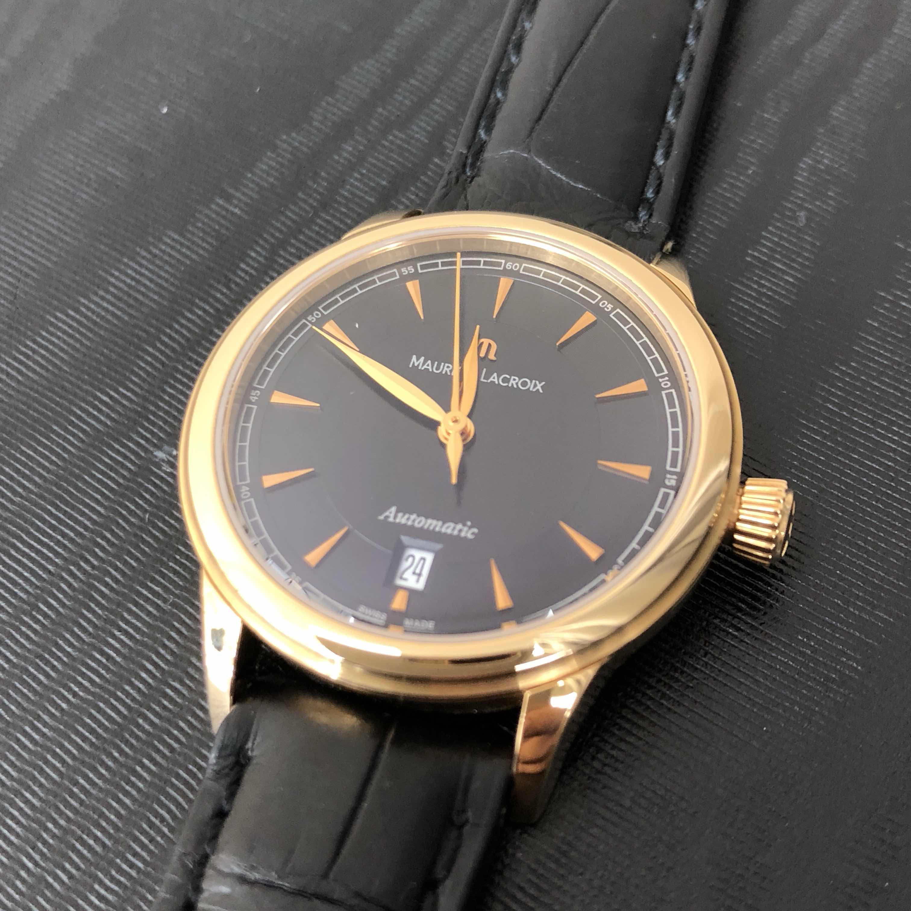 Maurice Lacroix LC6003-PG101-230 LES CLASSIQUES Quartz 18kt Rose Gold