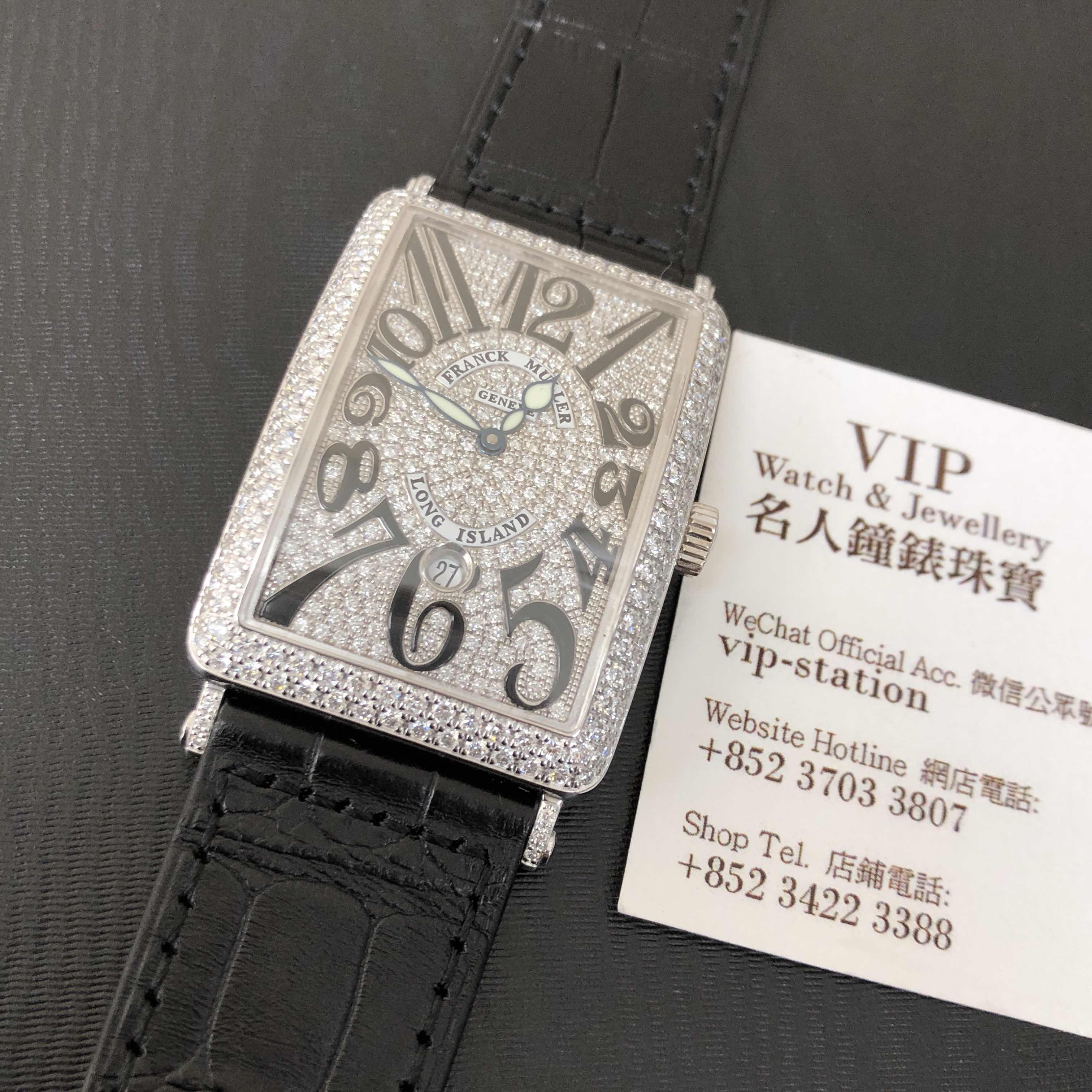 Franck Muller 1150 SC D CD (OG) LONG ISLAND Automatic 18kt White Gold & Diamond