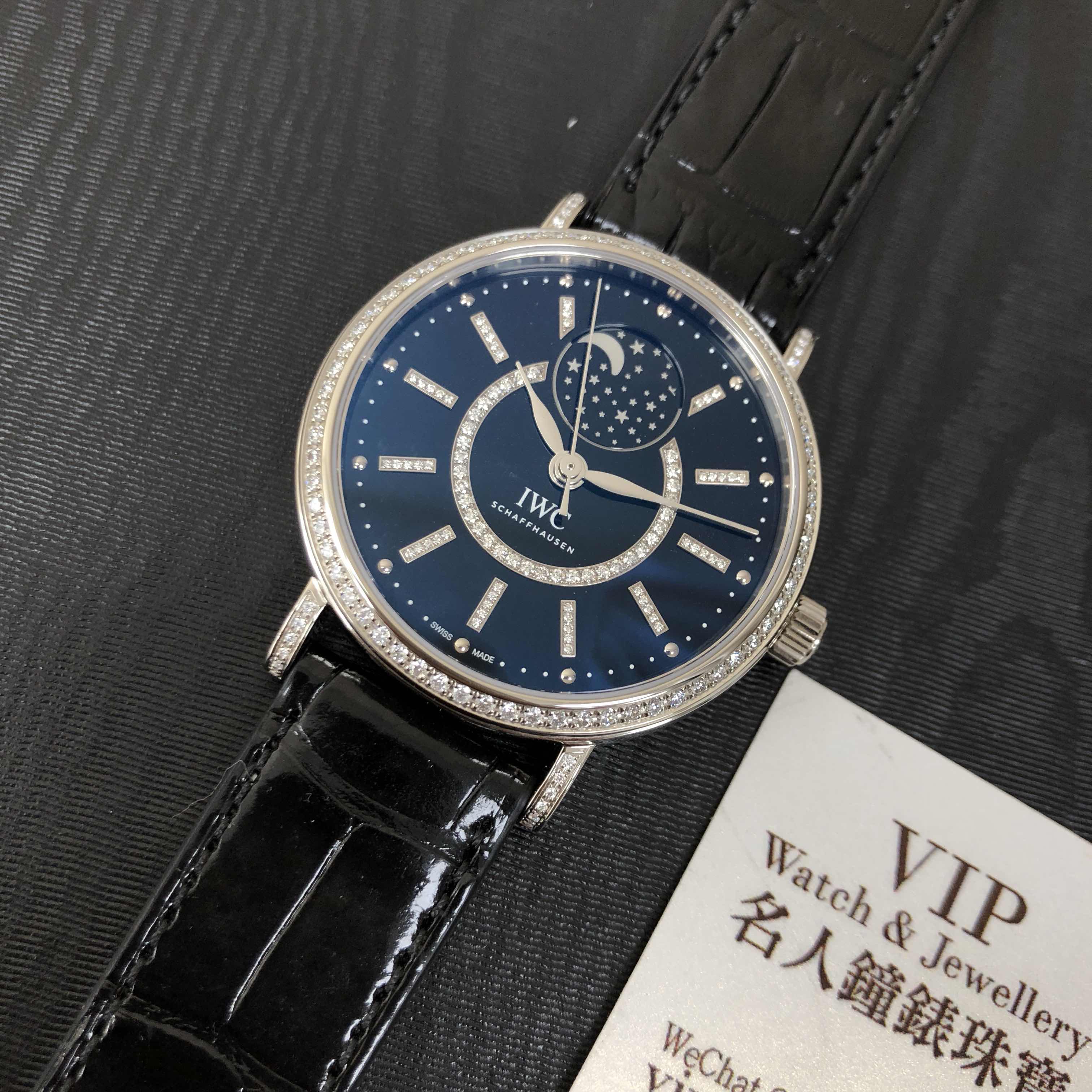 IWC IW459004 PORTOFINO Automatic 18kt White Gold & Diamond