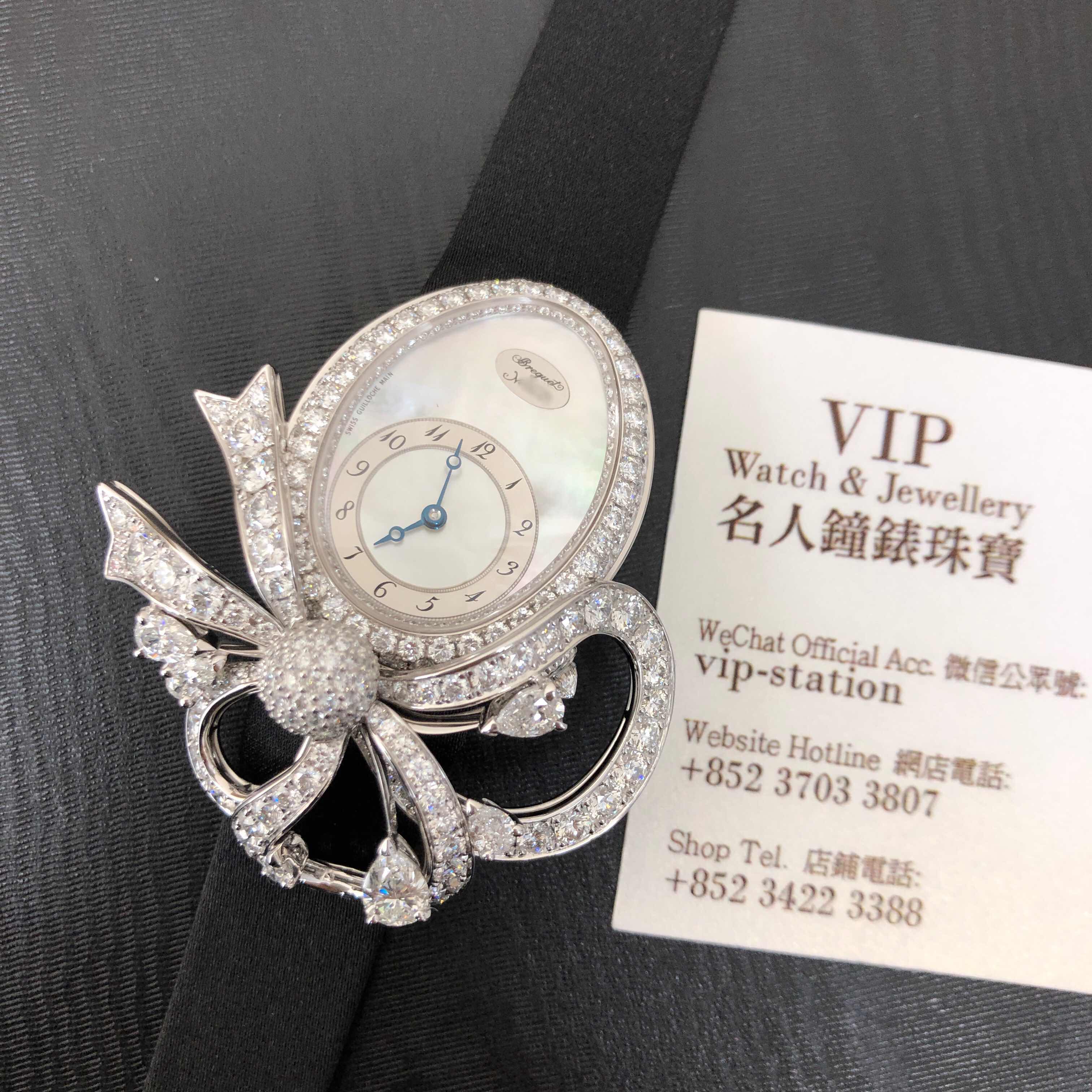 Breguet GJE20BB20.8924D REINE DE NAPLES Automatic 18kt White Gold & Diamond